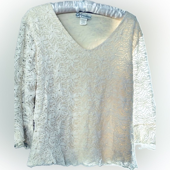 Lace blouse Size L - Picture 1 of 8